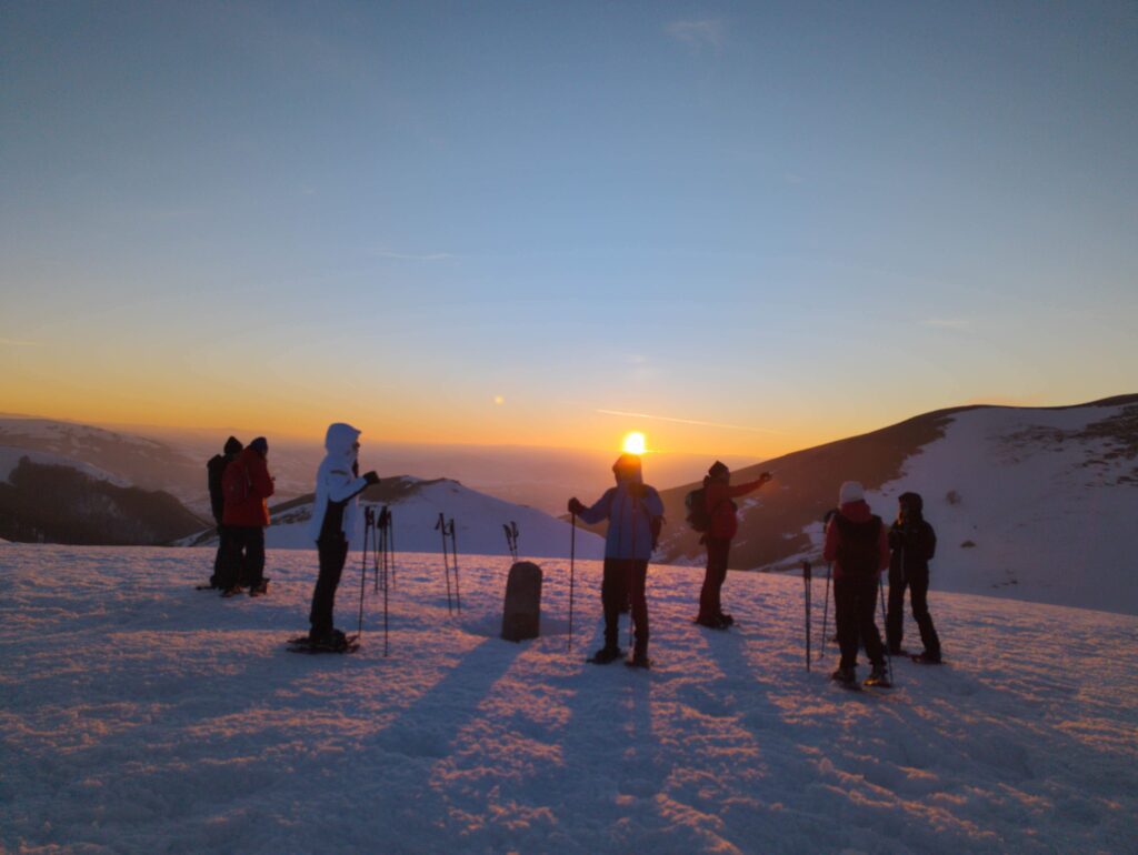 La prima neve è arrivata a Castelluccio